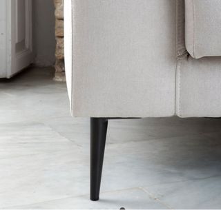 Sofá chaise longue 4 plazas gris beige