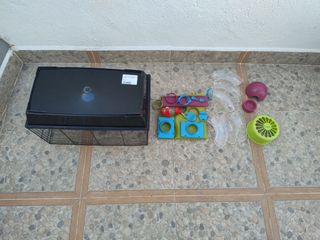 Jaula para hámster con accesorios