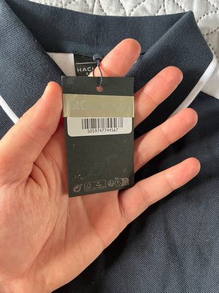 Polo Hackett Niño Azul
