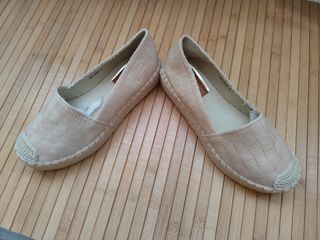 Zapatillas Esparto Beige Talla 37