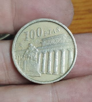 100 PESETAS 1994 LIS ABAJO 