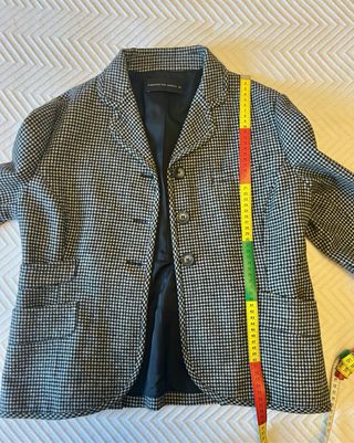 Chaqueta cuadros vichy Purificación García Talla M