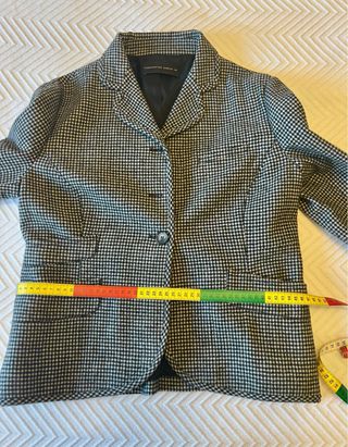 Chaqueta cuadros vichy Purificación García Talla M