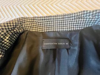Chaqueta cuadros vichy Purificación García Talla M