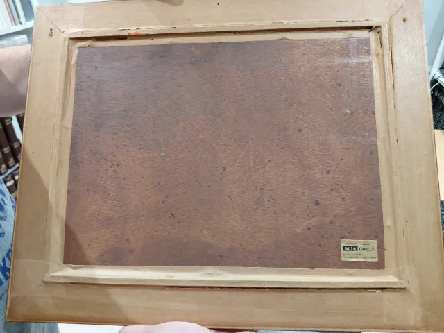 Óleo sobre tabla de Aurelio Tolosa