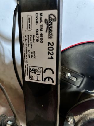 Motocultor Campeón 6.5 HP