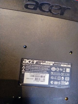 Monitor Acer 17 Plata