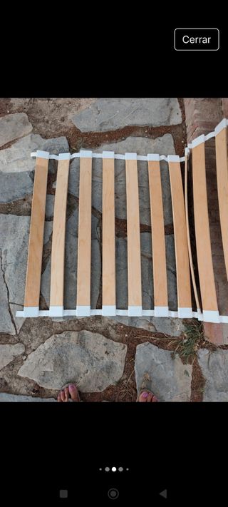 Telaio a doghe arrotolabili da 80 cm