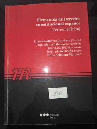 UNED Elementos de Derecho constitucional español