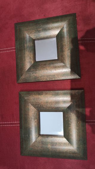 2 specchi decorativi quadrati