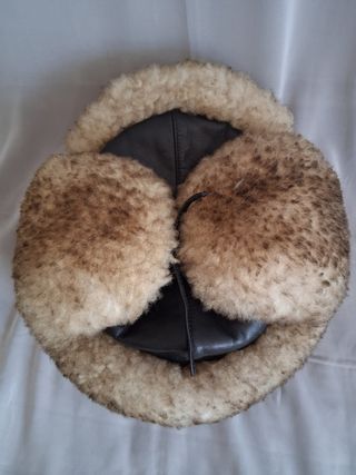 Gorro Ruso Ushanka Alto Cargo Ártico, piel y pelo 