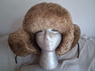 Gorro Ruso Ushanka Alto Cargo Ártico, piel y pelo 