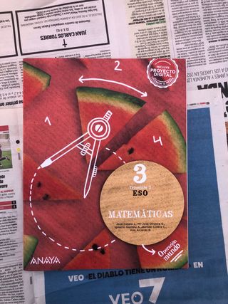 libro mates 1 trimestre de 3 eso 