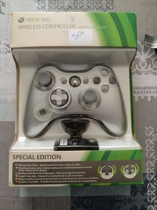 Mando Xbox 360 NUEVO +otro sin caja + adaptador PC