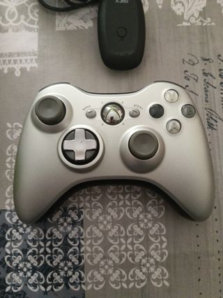 Mando Xbox 360 NUEVO +otro sin caja + adaptador PC