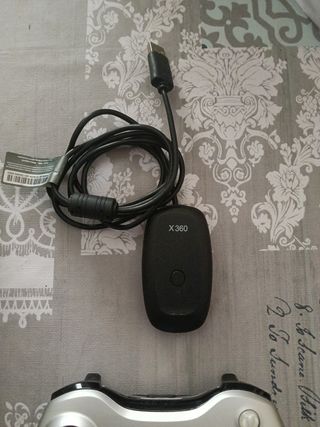 Mando Xbox 360 NUEVO +otro sin caja + adaptador PC