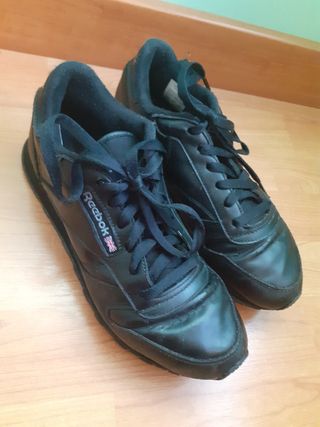 Zapatillas Reebok Clásicas Negras Talla 38
