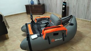 Pato de pesca GOPLUS gris y naranja