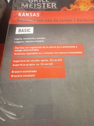 Barbecue a carbonella rotondo nero