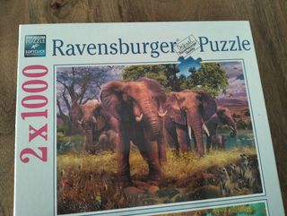 2 Puzzle Ravensburger 1000 pezzi