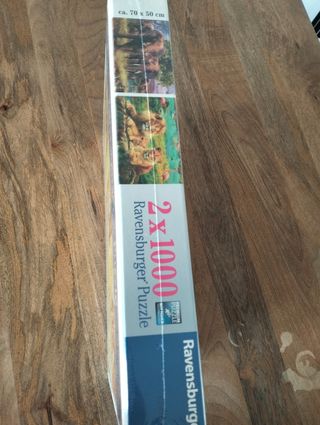 2 Puzzle Ravensburger 1000 pezzi