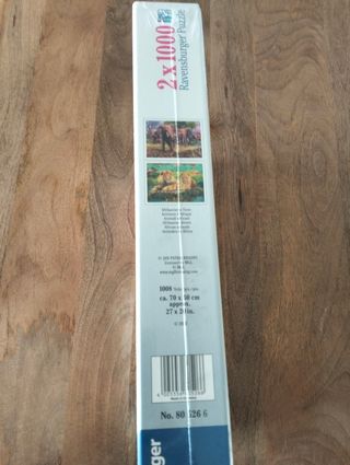 2 Puzzle Ravensburger 1000 pezzi