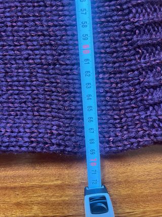 Bufanda ONLY morada con brillos