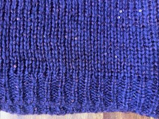 Bufanda ONLY morada con brillos