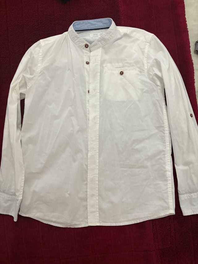 Camisa de niño blanca