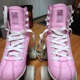Patines de patinaje rosas,patinaje artístico ,