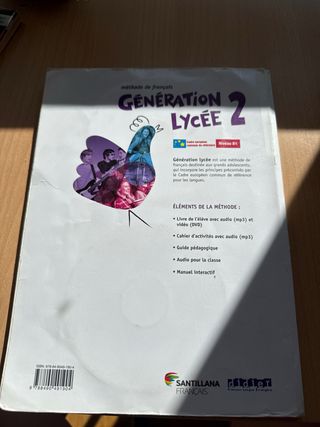 GENERATION LYCEE A2/B1 ELEVE+CD+DVD