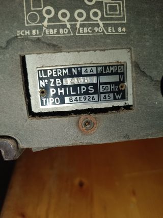 Radio Philips Antigua Vintage
