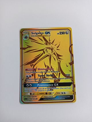 Carta Pokémon Solgaleo GX 249/150 UR