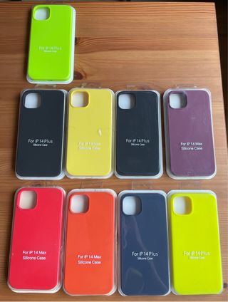 Fundas Silicona iPhone 14 Plus/Max