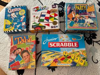Lote de 5 juegos de mesa infantiles