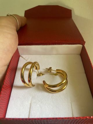 Pendientes Aro Doble 