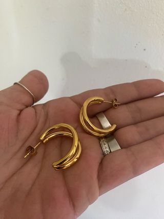 Pendientes Aro Doble 