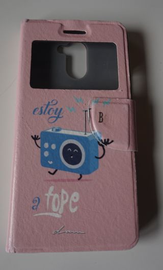 bq Aquarius U LIBRE + Funda Rosa