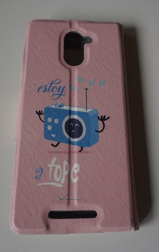 bq Aquarius U LIBRE + Funda Rosa