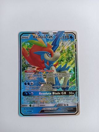 Carta Pokémon Keldeo GX 170 HP