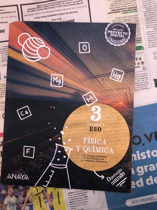 libro de 2 trimestre 3 eso fisica y química 