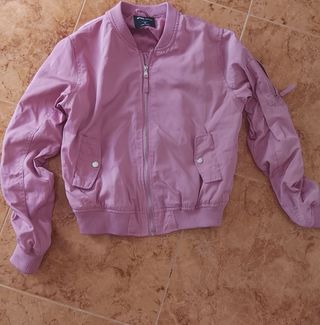 Chaqueta Bomber Rosa Talla M