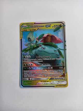 Carta Pokémon Celebi & Venusaur GX 1/181