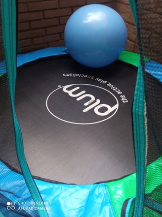 Trampolín Plum con red de seguridad