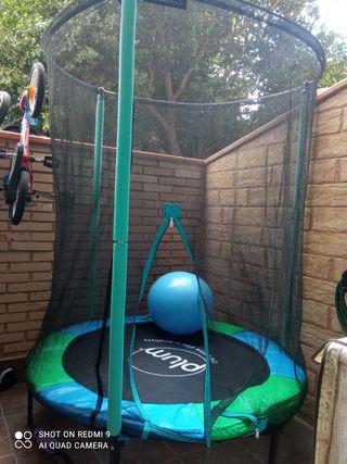 Trampolín Plum con red de seguridad