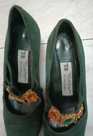 Zapatos de tacón Tesa de Baviera verdes