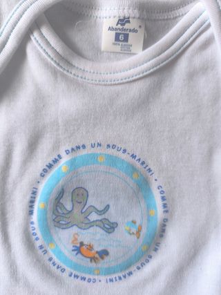 3 Bodys de  bebe abanderado. Nuevos sin estrenar.