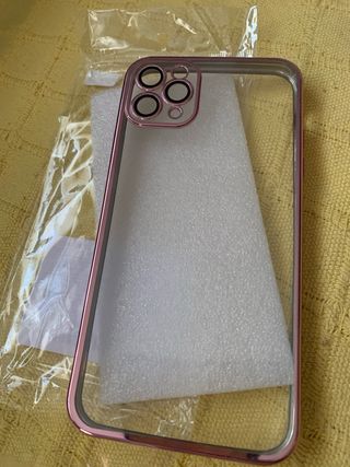 Funda nueva iPhone 11 Pro Max Rosa Transparente