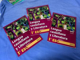 Pack de 3 libros de Lengua Castellana y Literatura