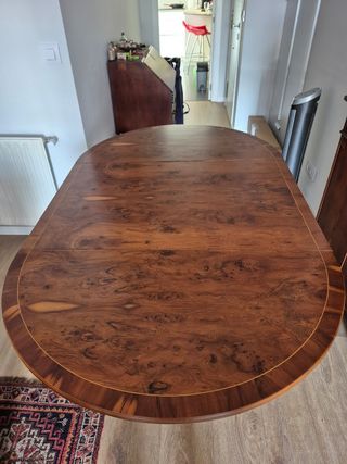 Mesa inglesa extensible madera